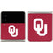 University of Oklahoma Sooners Cracked Galaxy Z Flip3 5G Skin